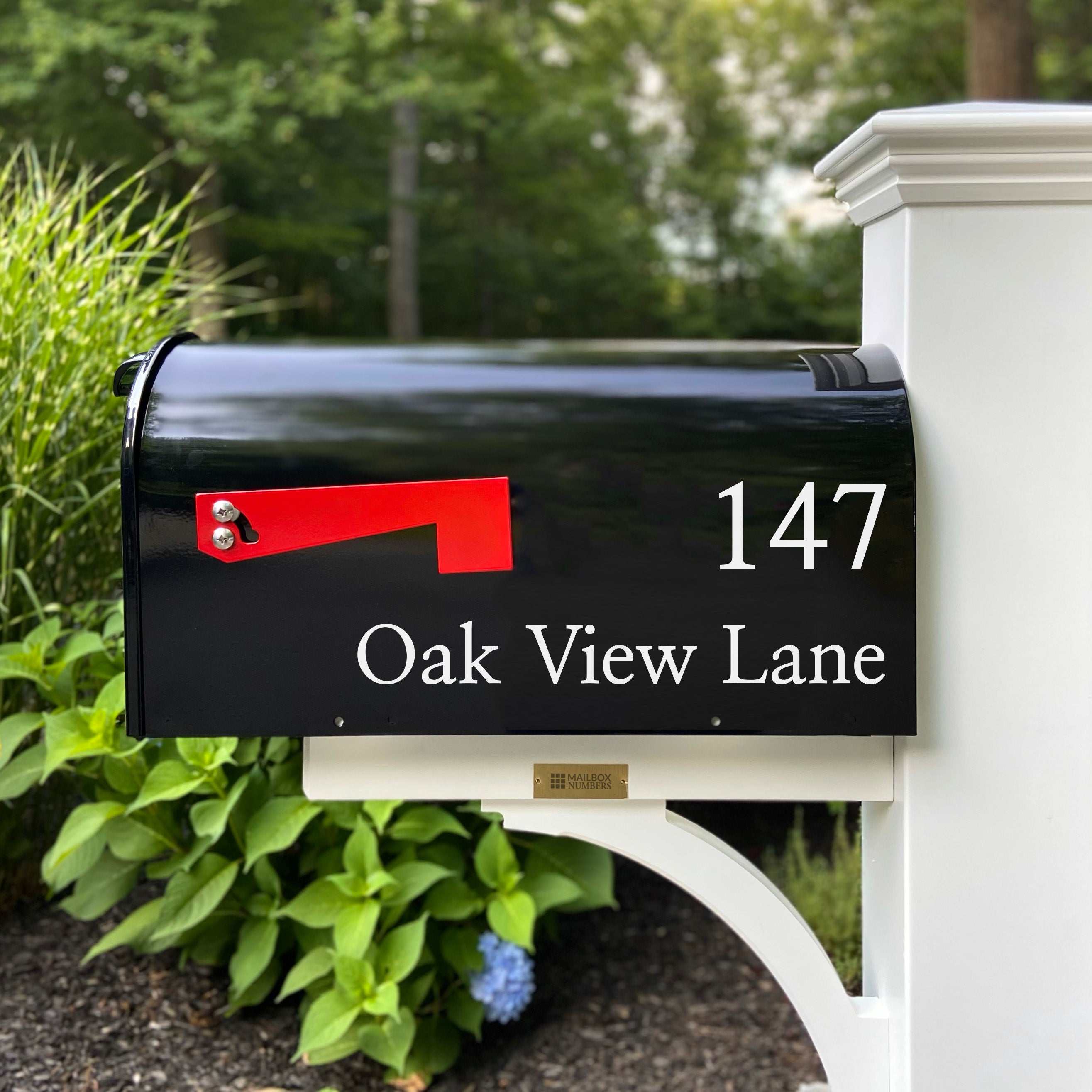 Personalized Address Mailbox Decal (Custom Font/Color)