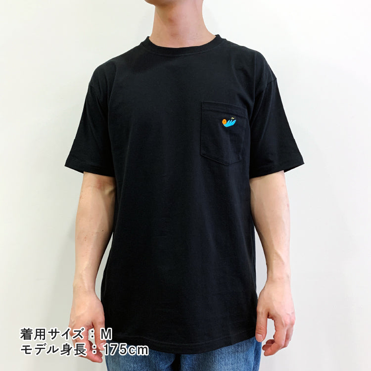 東海オンエア オンエアバードワンポイント刺繍ポケットtシャツ 東海オンエア Official Store