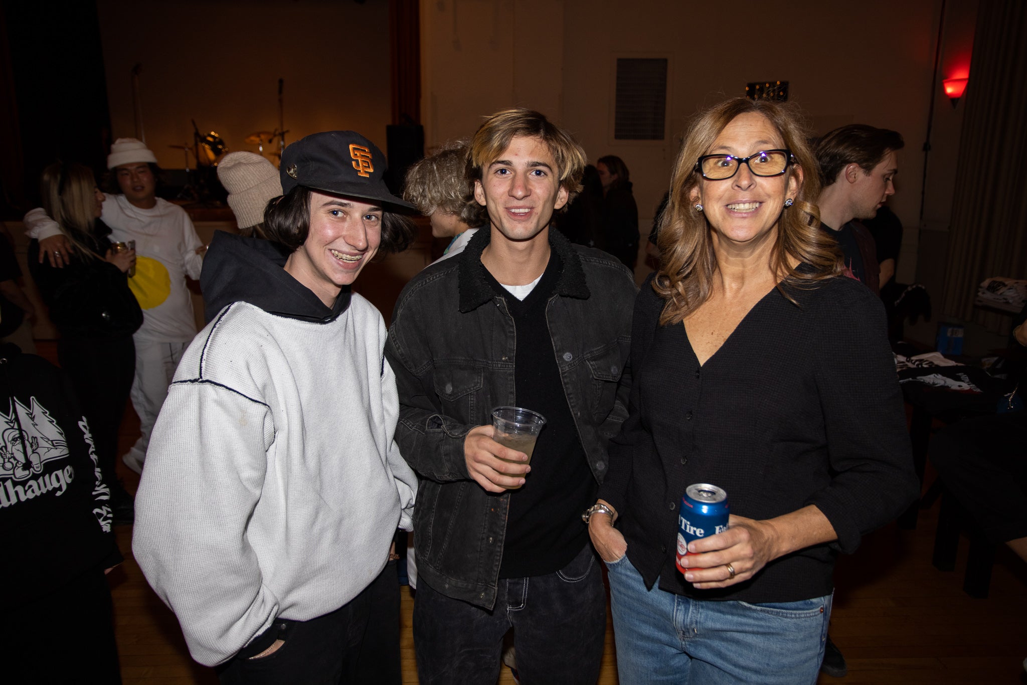 Bean, Rob, & Momma Meehan all ready for the big show.