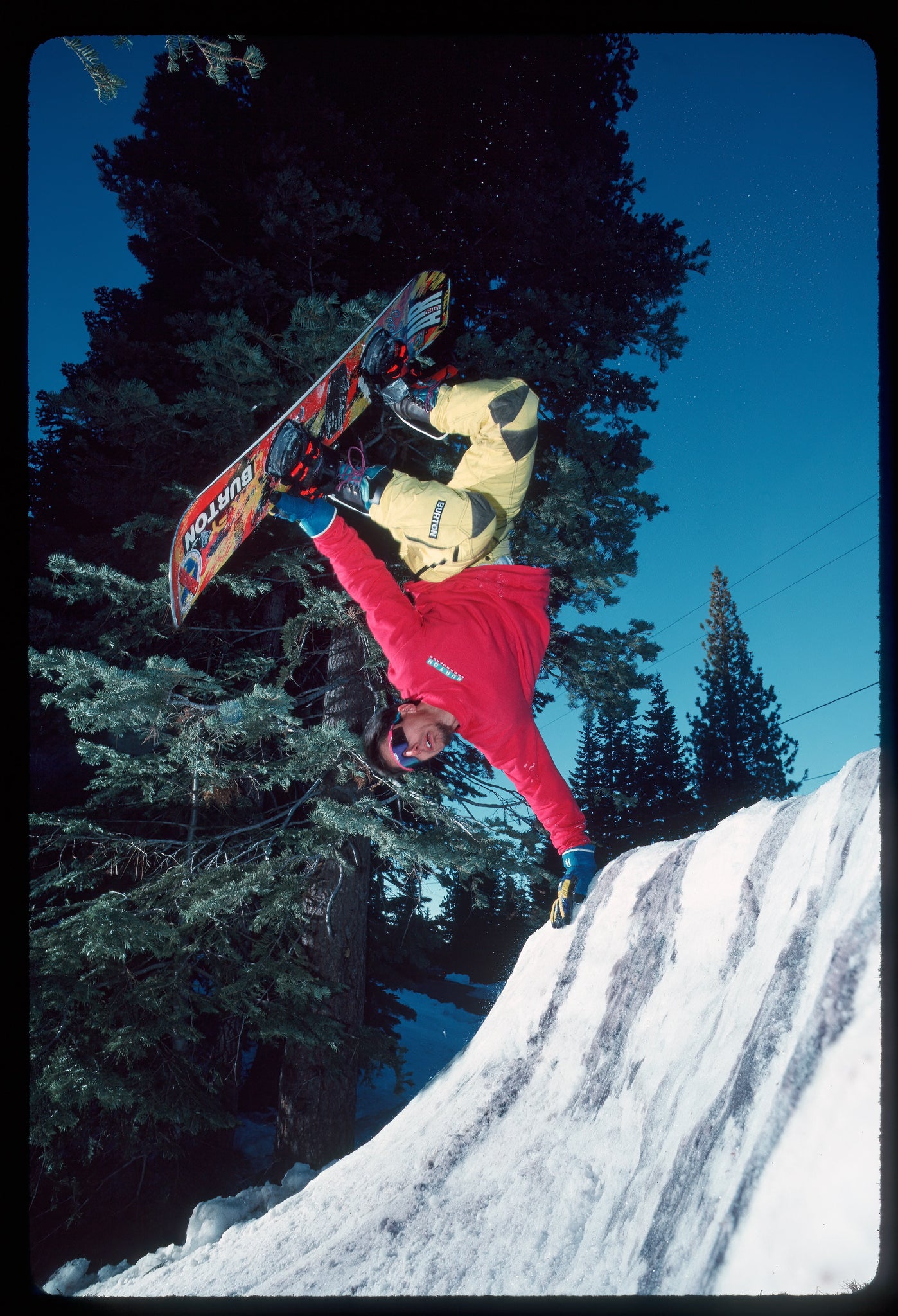 Craig Kelly, Backside handplant, Truckee California