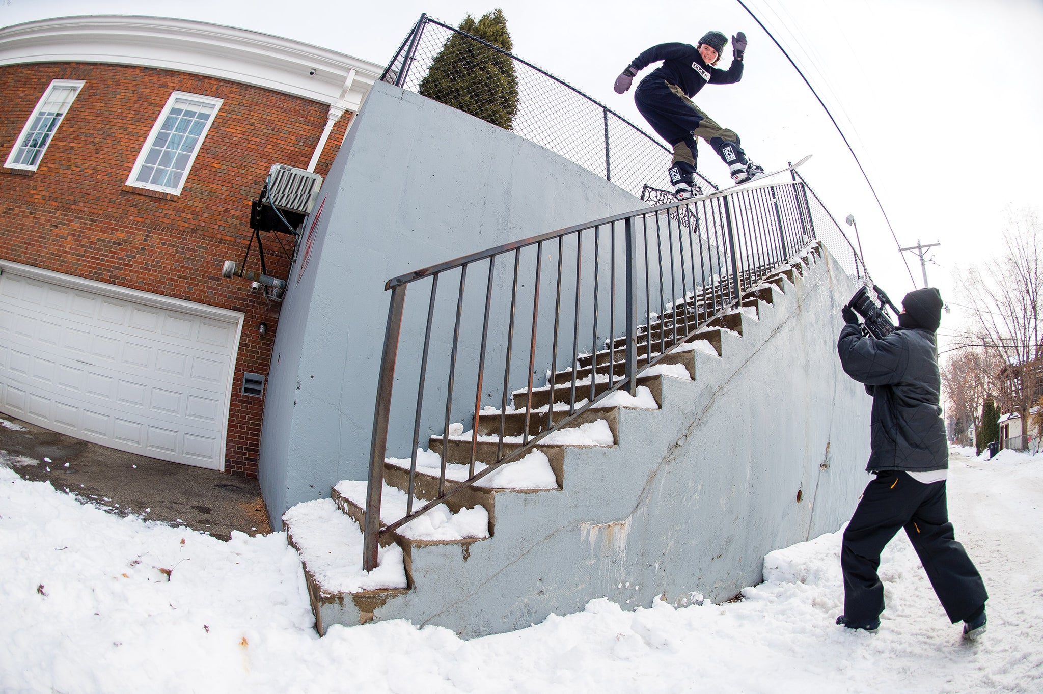 Major frontside boardslide energy in Minneapolis // p: T-Bird