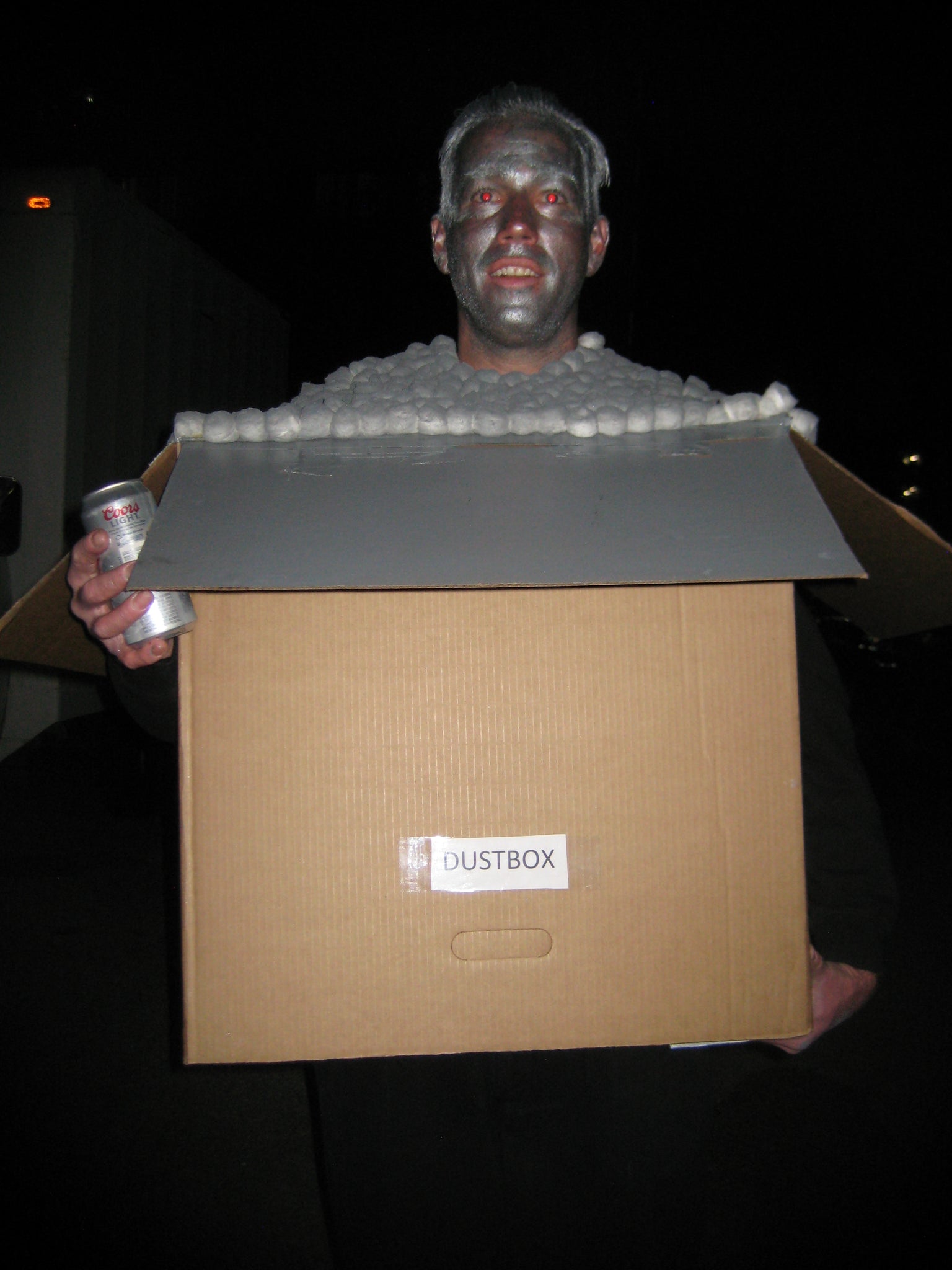 Sean Brady as the Dustbox! Costume contest winner!