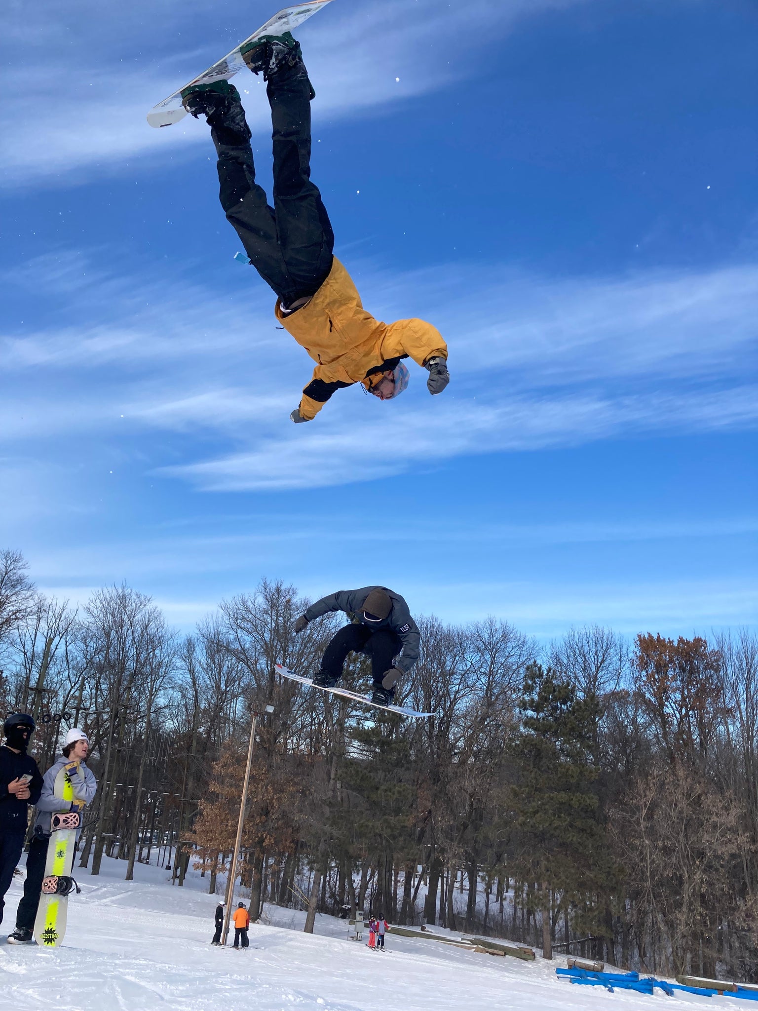 Matt Aura & friend flying together