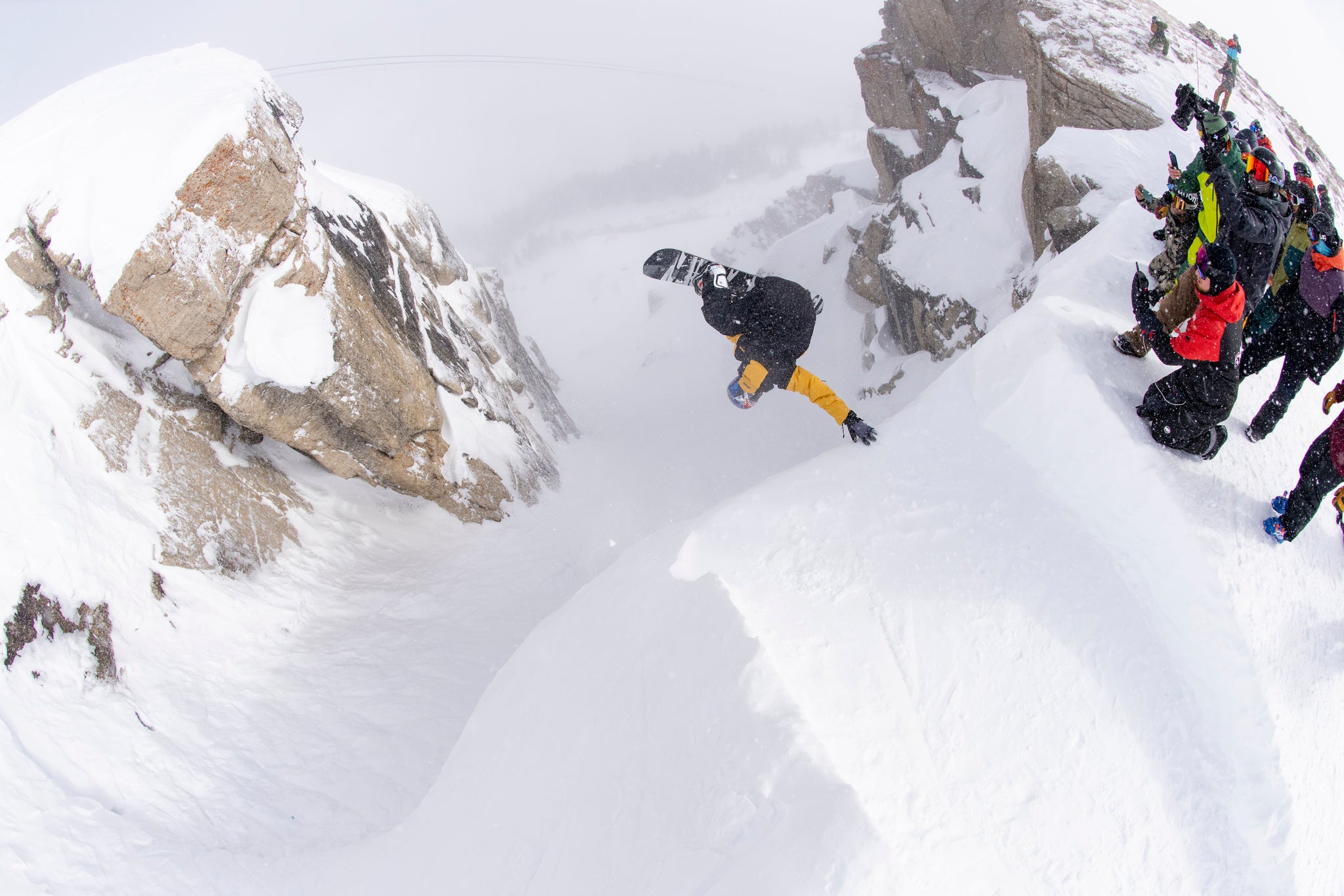 Yuki Kadono flipping in // p: Brett Wilhelm / Jackson Hole Mountain Resort / Red Bull Content Pool