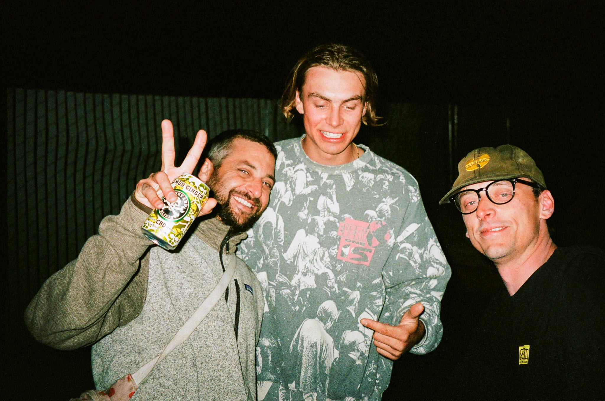 his photo is worth 7 grams. Marcus Rand, Keegan Hosefros and drunk Stan // p: Ted Borland