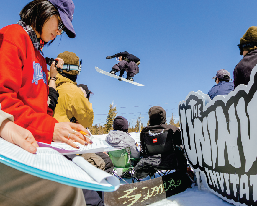 Stefi Luxton over the judges // p: Maisy Hoffman