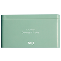 Tirtyl Laundry Sheets Storage Tin