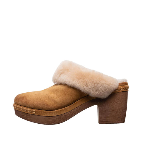 Womens clogs hot sale with fur