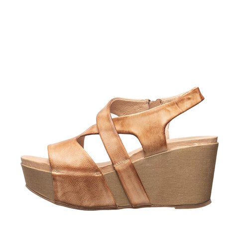 Taupe wedge shoes
