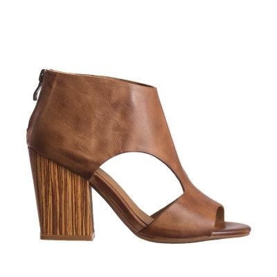 brown heel sandals for women