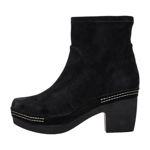 Clog ankle boots