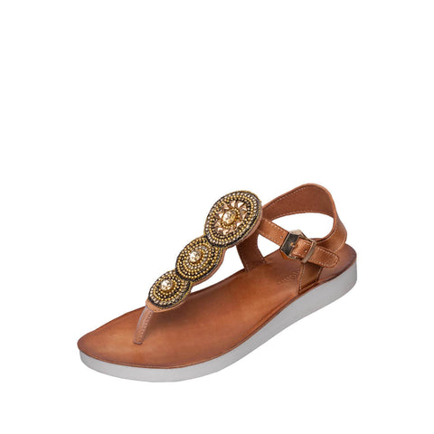 Leather Western Sandals