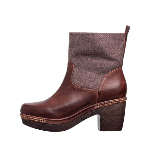 QVC leather booties