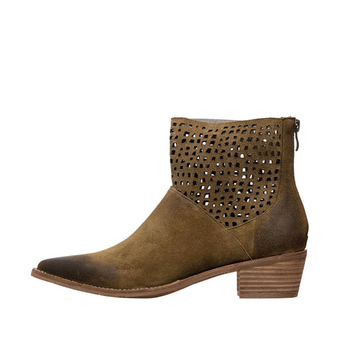 Spring heel boots for women