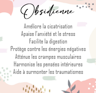 obsidienne pierre naturelle