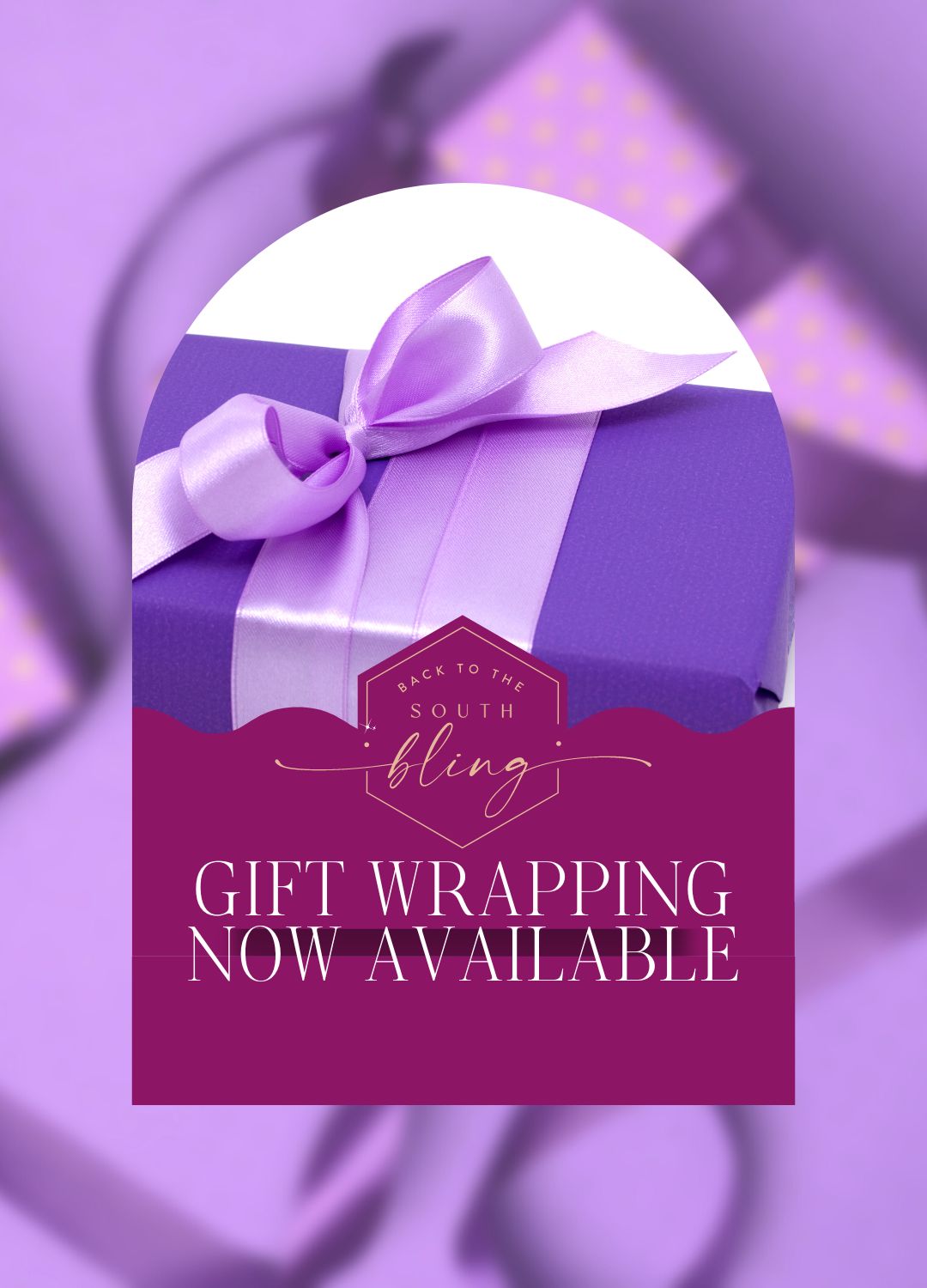 Gift wrapping available in Downtown Durham Gift Shop