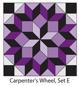 Carpenter's Wheel, Set E