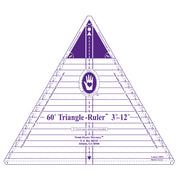 Sewing Wedge Ruler Ultrathin Acrylic Measuring Ruler With 60 And 120  Degrees DIY Quilting Template Transparent Triangle