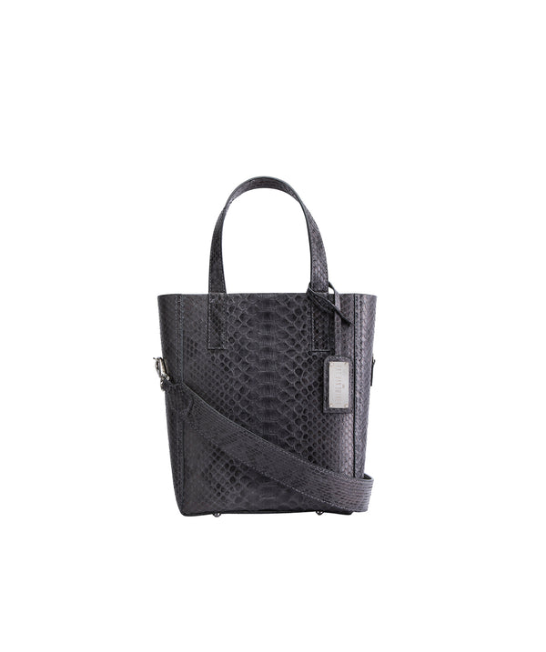 Anthracite Python | Mini Crossbody 'Ntombi' Tote