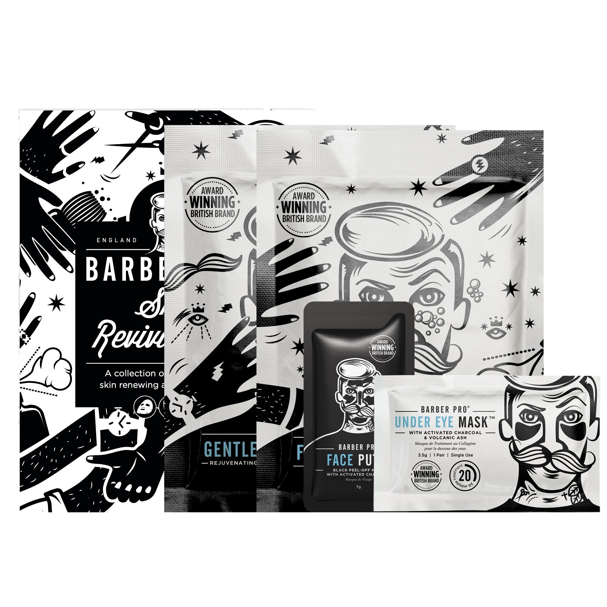 BARBER PRO Skin Revival Multi-Masking Kit - BARBER PRO Australia product image