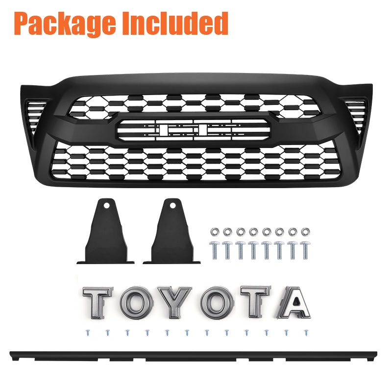 Front Grill Replacement For 2005-2011 Toyota Tacoma