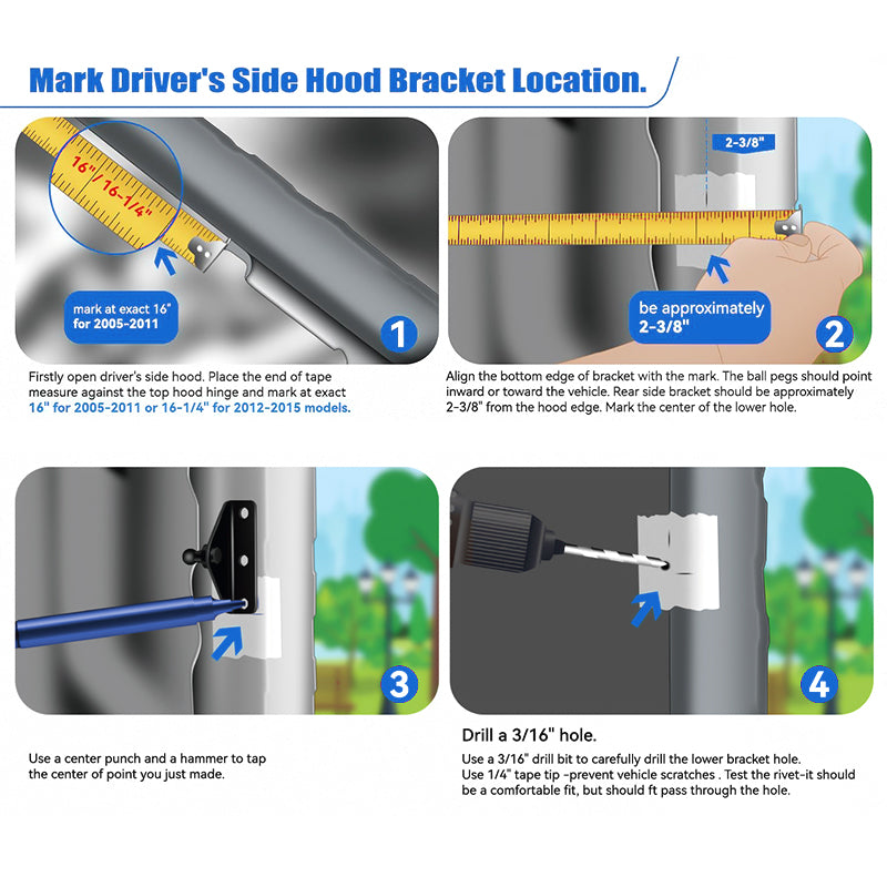 Toyota Tacoma Hood Struts