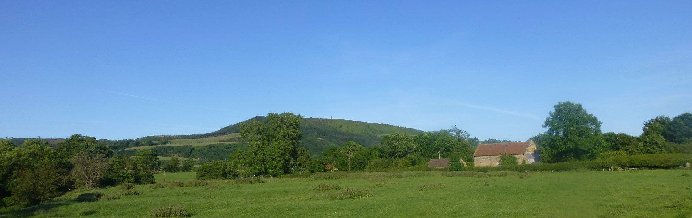 View across Great Ayton to Gribdale