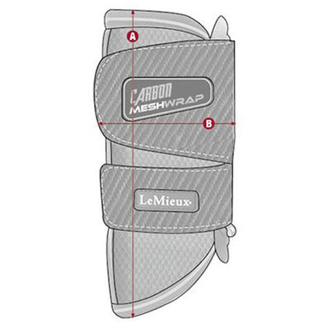 LeMieux Carbon Mesh Boot Size Guide