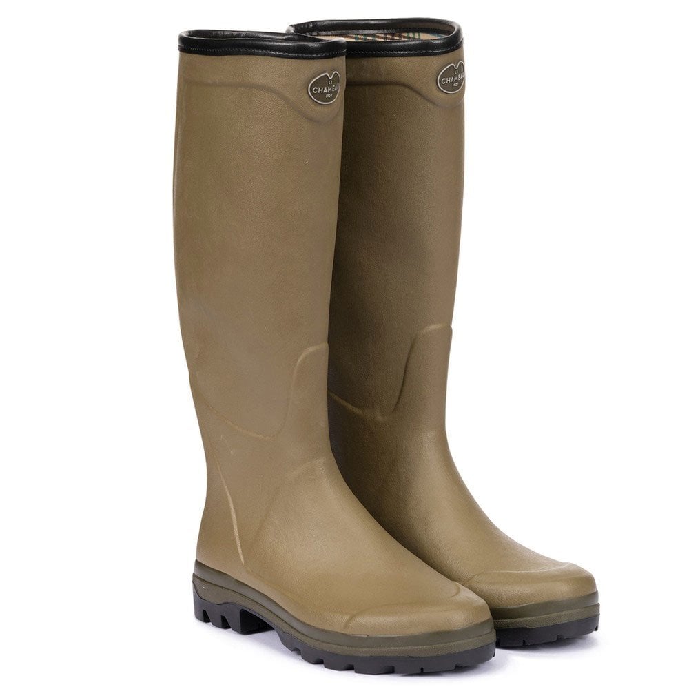 Le Chameau Chasseur Cuir Leather Lined Wellies Millbry Hill