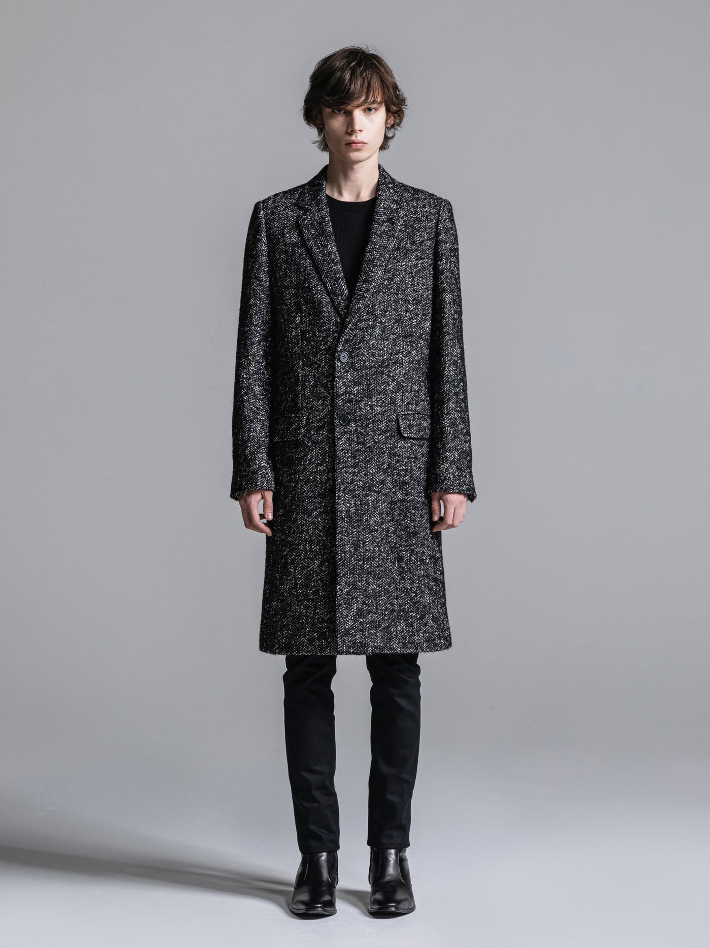 RAFANELLI TWEED CHESTERFIELD COAT [2022A/W] – LITHIUM ONLINE STORE