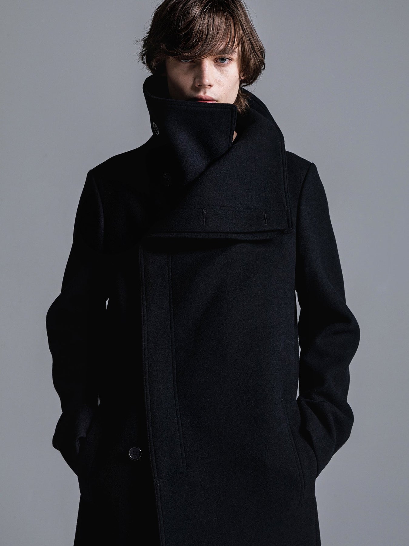 木造 【永遠的定番】リチウムオムHIGH-NECK WRAP COAT サイズ40 - 通販