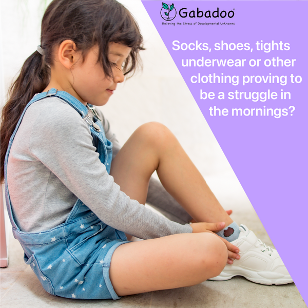 Sensory sensitivities, socks, shoes, underwear, clothing, children