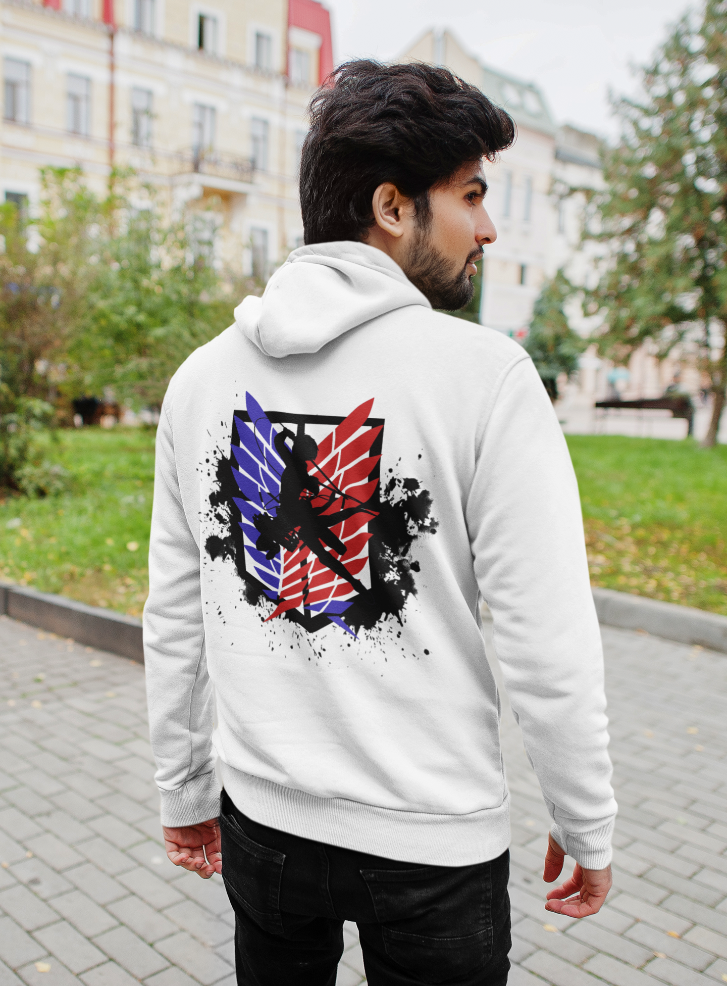 Attack on Titan Survey Corp Military Zip Up Hoodie