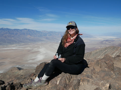 Michelle Halpin Founder Silt Skincare in Death Valley