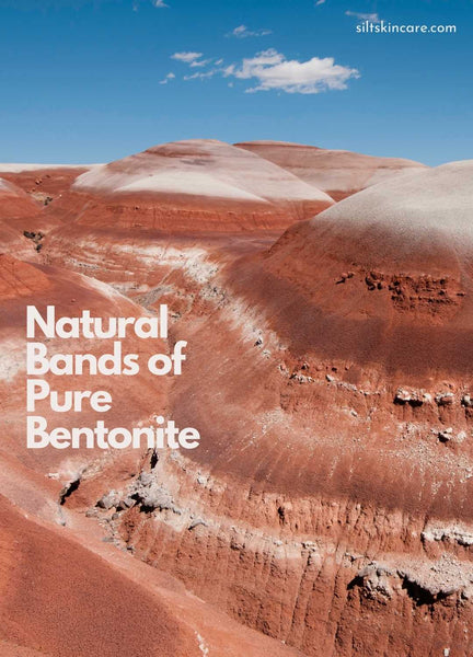 bentonite clay natural bands landscape silt skincare