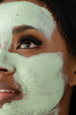 matcha antioxidant clay face mask