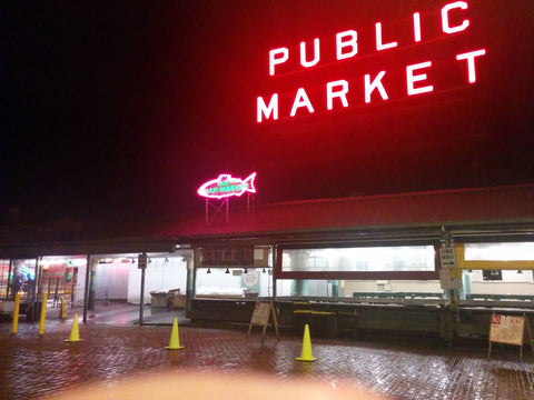 Pike Place in Seattle in the morning