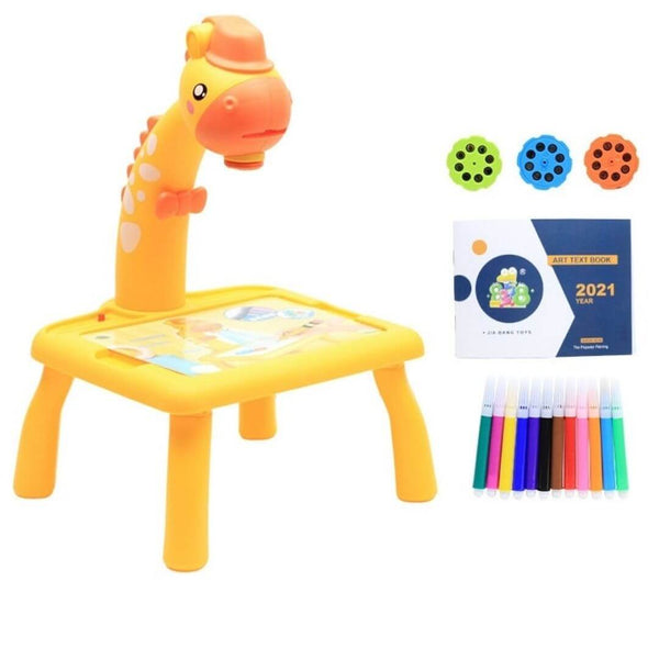 Mesa Educativa Infantil Girafa amarela