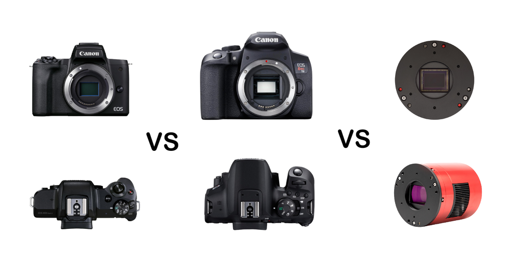 Mirrorless VS DSLR VS Cooled Cameras