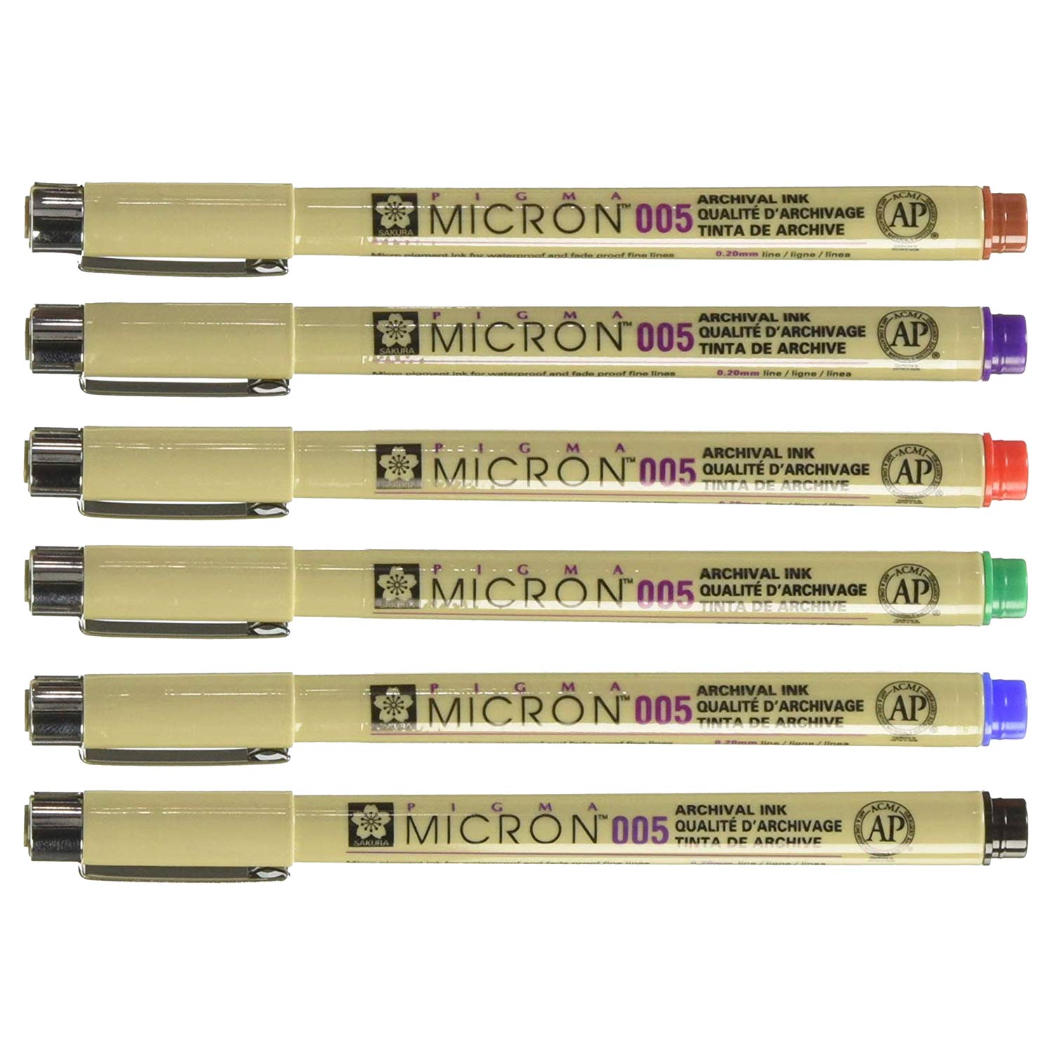 Sakura Pigma Micron Ultra-fine Colored Pen Set
