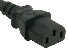 The C13 Power Cable End