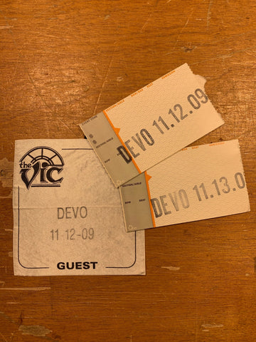 Schroeder Amplification Devo Concert Ticket
