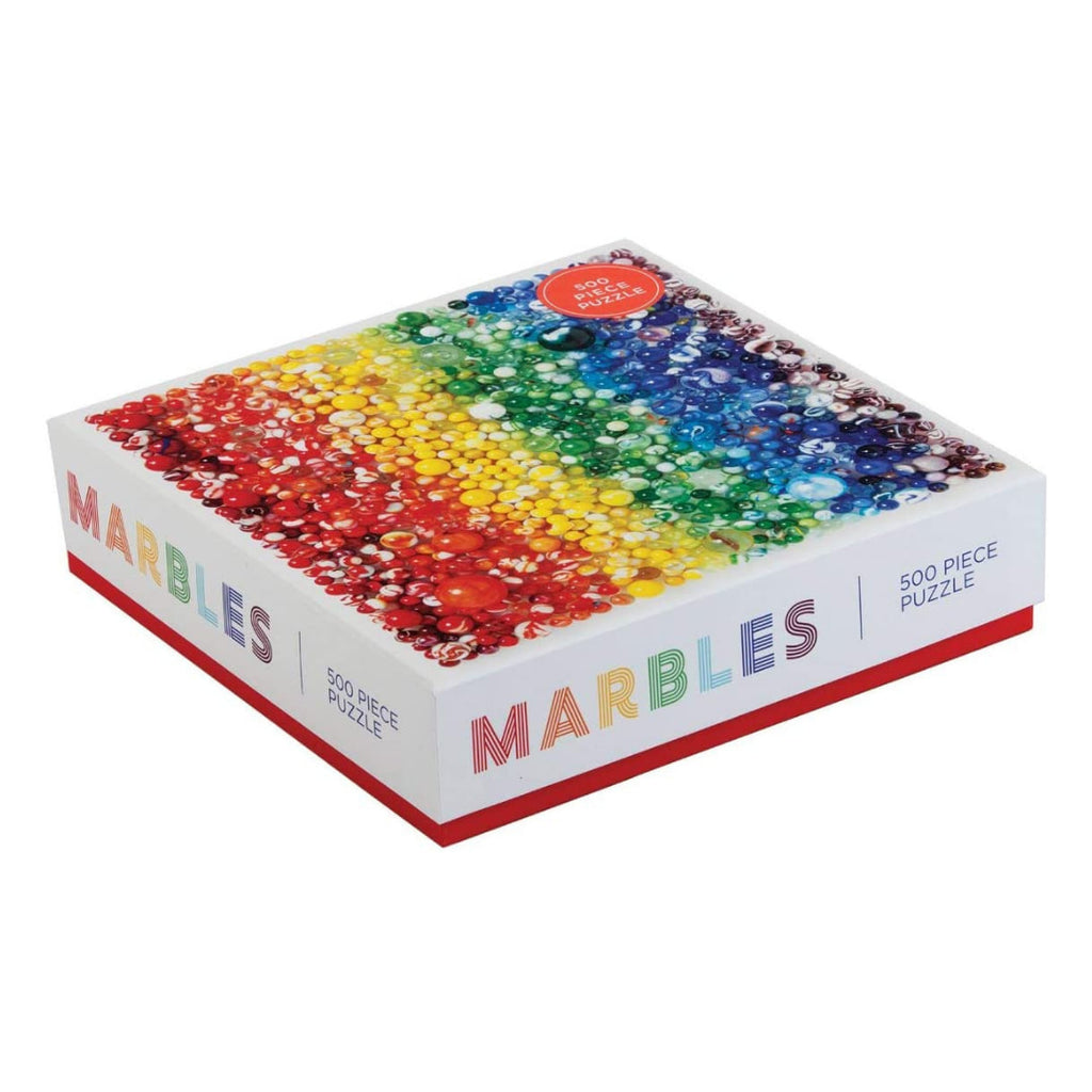 Rainbow Marbles 500 Piece Puzzle The Puzzle Nerds