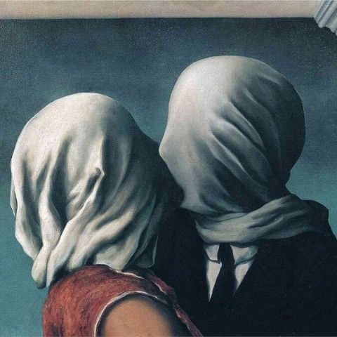René_Magritte_The Lovers_1928