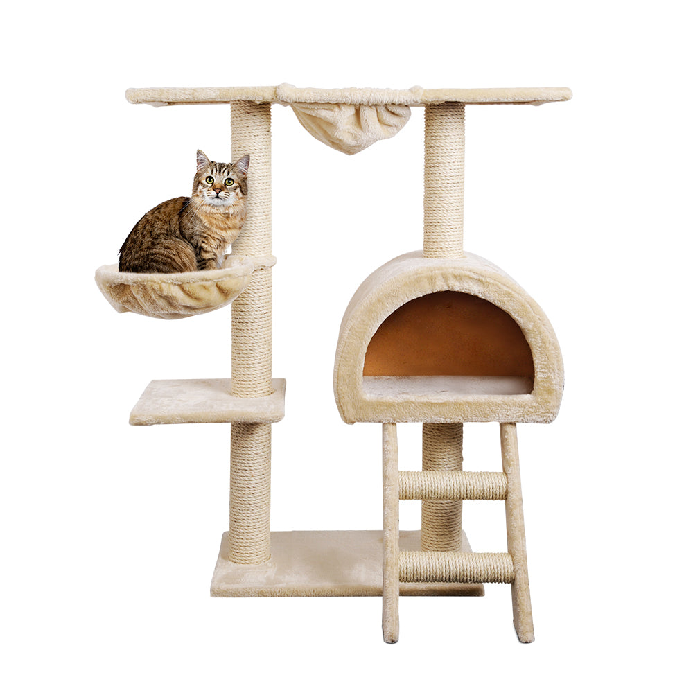 I Pet Cat Tree 100cm Trees Scratching Post Scratcher Tower Condo House Luna Pets Online