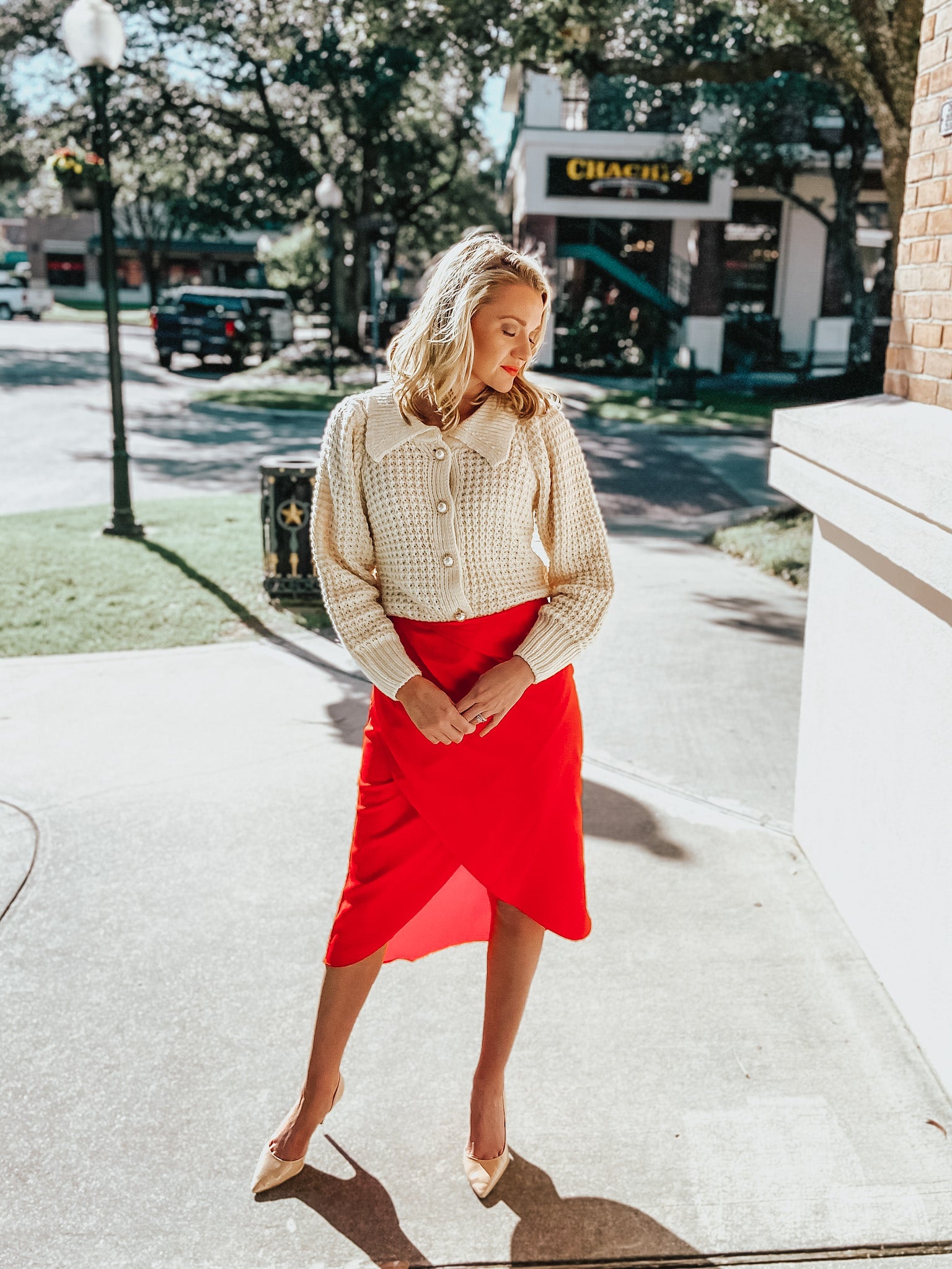 An Easy Way to Style a Slip Skirt for Fall 