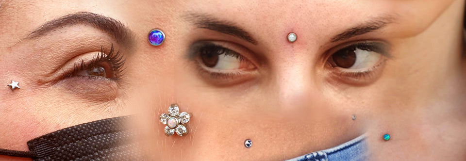 Microdermal Piercings in vari punti by Venz piercer