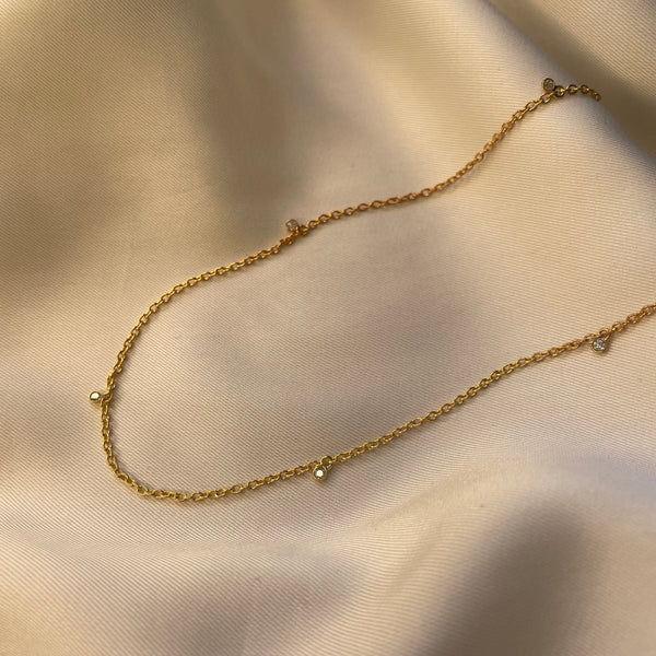 North Star Drop Gold Vermeil Necklace – Danielle Silvie