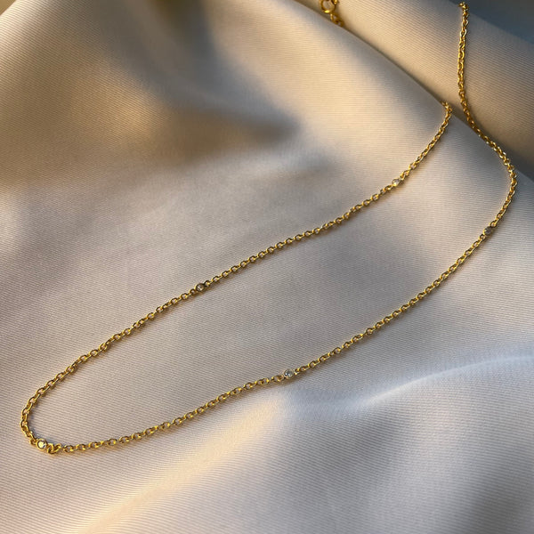 North Star Drop Gold Vermeil Necklace – Danielle Silvie