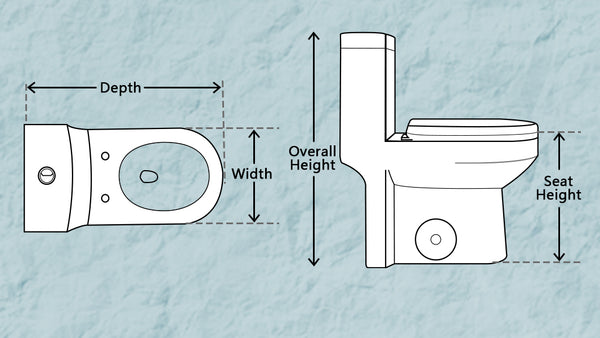 How to measure for a toilet seat guide